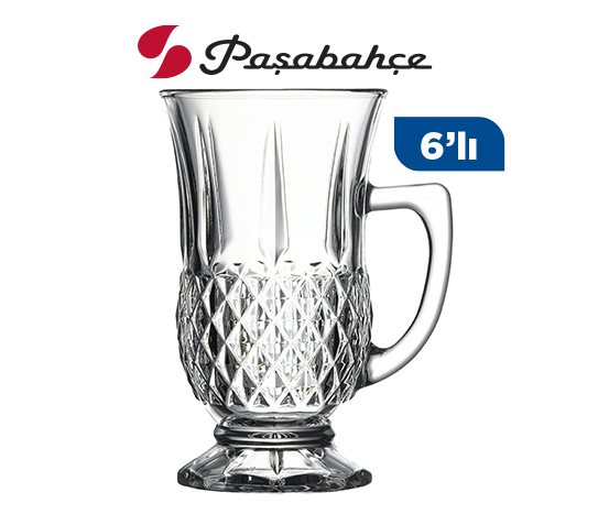 6’lı İstanbul Kulplu Bardak