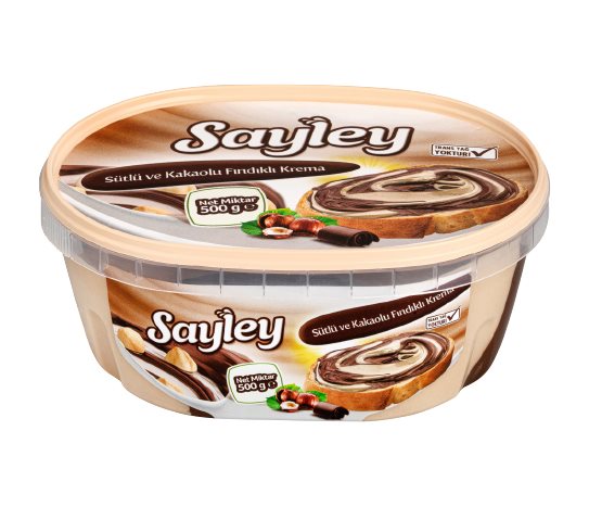 Sayley Duo Sütlü &amp; Kakaolu Fındık Kreması