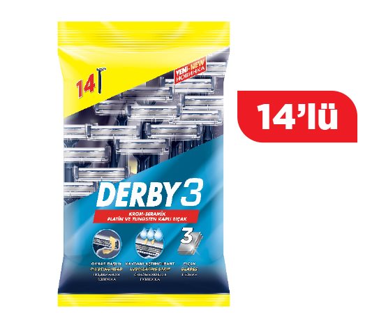 Derby 3 Tıraş Bıçağı