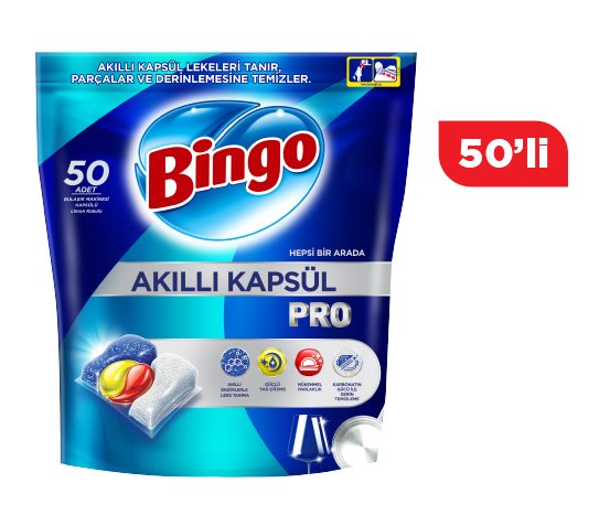 Bingo Pro Bulaşık Makinesi Kapsül
