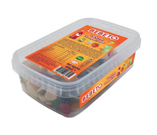 Bebeto Party Mix Karışık Meyve Aromalı Yumuşak Şeker