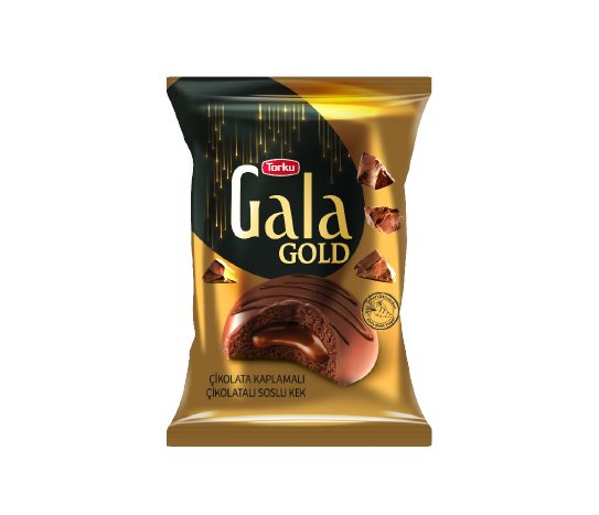 Torku Gala Gold Çikolata Kaplamalı Çikolata Soslu Kek