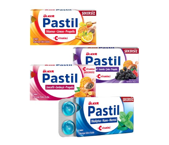 Ülker Şekersiz Pastil Çeşitleri