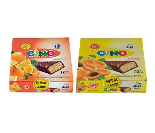 Cino Sütlü Çikolata Kaplı Bar Çeşitleri