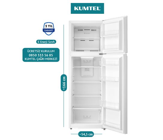 266L NOFROST BUZDOLABI HTMF-270