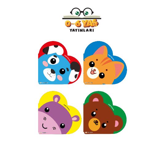 Kalp Şekilli Boyama Kitapları