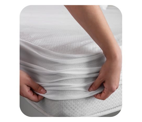 Tek Kişilik Sıvı Geçirmez Lastikli Alez