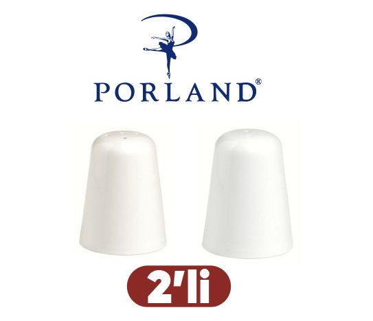 Porselen Tuzluk Biberlik Seti