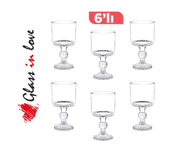 Cam Ayaklı Tatlı Kasesi ~ 280 cc