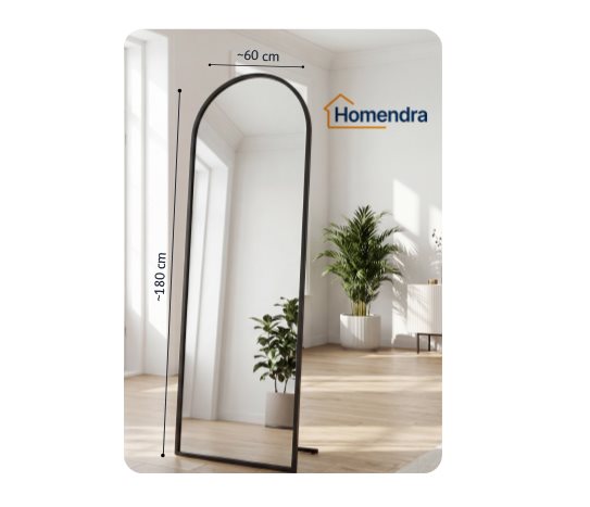 Siyah Metal Çerçeveli Ayna