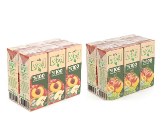 Jucy Vital %100 Meyve Suyu Çeşitleri