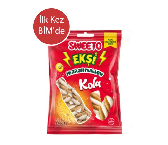 Sweeto Kola Aromalı Ekşili Marshmallow