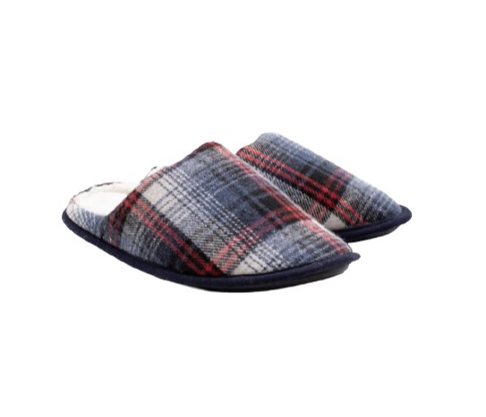 Ekose Desenli Terlik Erkek