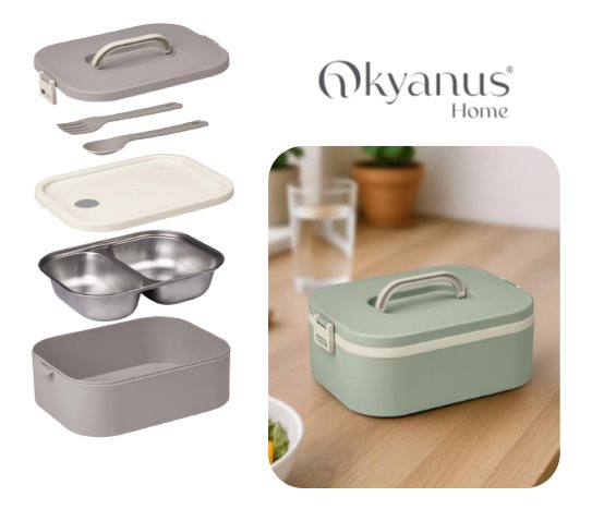 Bölmeli Yemek Taşıma Kabı