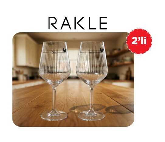 Gravürlü Kalp Desenli Ayaklı Meşrubat Bardağı ~490 cc