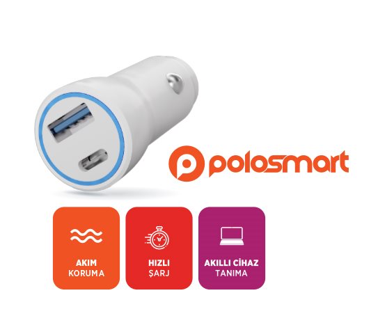 Araç Şarjı Usb Type C-Hızlı