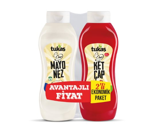 Tukaş Ketçap 1 kg &amp; Mayonez 840 g Set