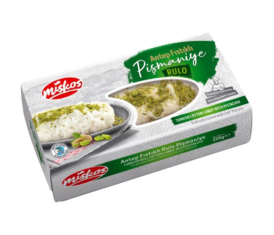 Miskos Antep Fıstıklı Rulo Pişmaniye