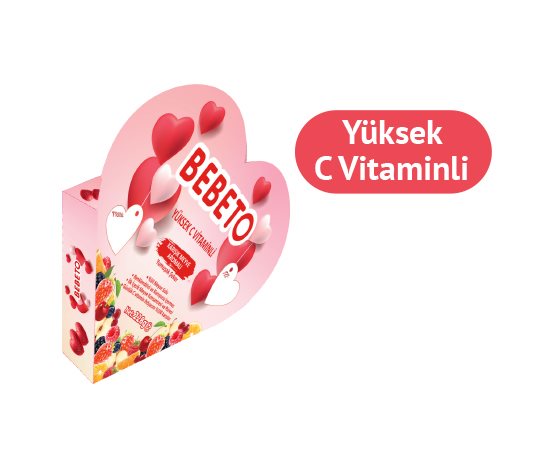 Bebeto Karışık Meyve Aromalı Yumuşak Şeker