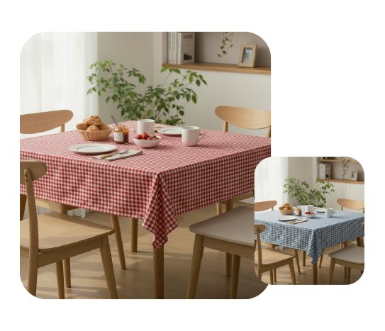 Pötikareli Masa Örtüsü