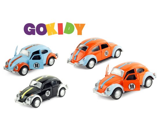 Çek Bırak Sevimli Metal Arabalar 1:36 Ölçekli