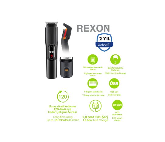 Şarjlı Saç ve Sakal Tıraş Makinesi 5190