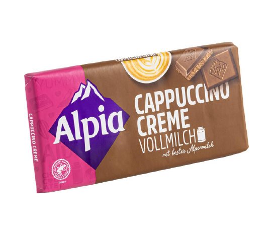 Alpia Cappuccino Aromalı Tablet Çikolata