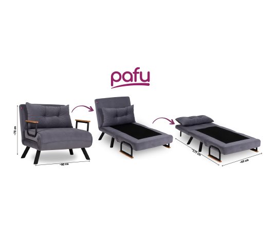 SANDO TEKLİ KATLANIR YATAKLI KOLTUK