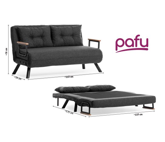 SANDO İKİLİ KATLANIR YATAKLI KOLTUK