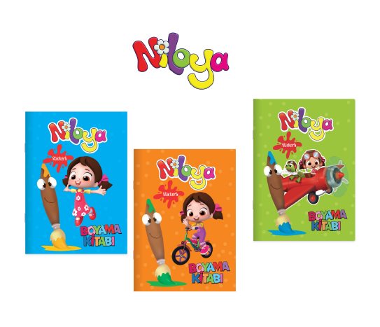 Çıkartmalı Boyama Kitabı