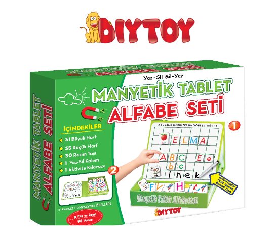 Manyetik Tablet Alfabe Seti