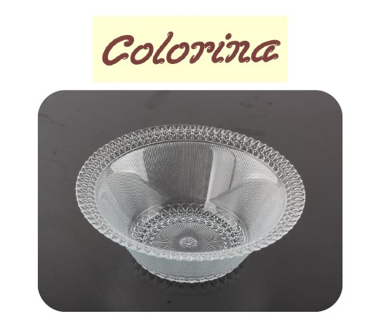 Cam Gravürlü Kase ~20 cm