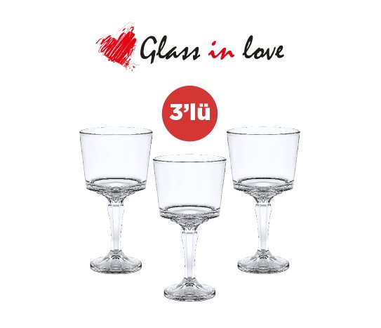 Cam Ayaklı Tatlı Kasesi ~270 cc