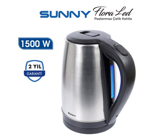 Led Işıklı Su Isıtıcı Kettle