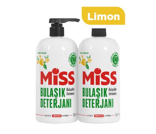 Miss 1+1 L Sıvı Bulaşık Deterjanı