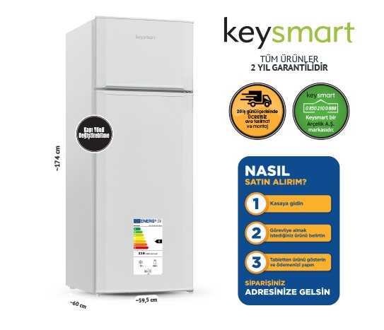 BUZDOLABI KEY 330 STE