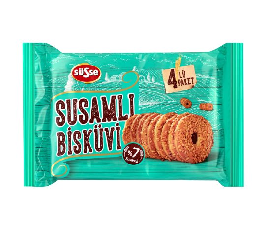 Süsse Bisküvi Susamlı