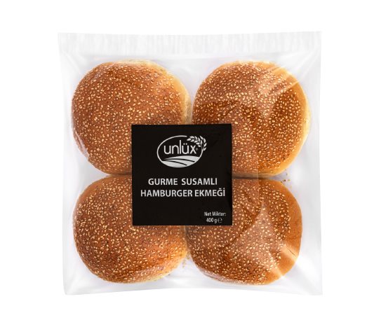 Unlüx Gurme Susamlı Hamburger Ekmeği
