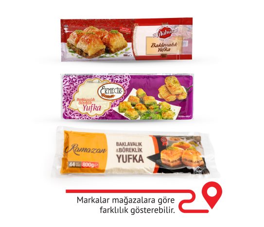 Mühür-Ekmecik- Ramazan Baklavalık ve Böreklik Yufka Çeşitleri