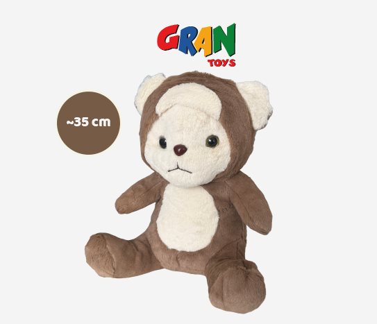 Pelüş Kapüşonlu Ayı Oyuncak