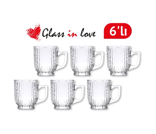 Gravürlü Cam Kupa Seti