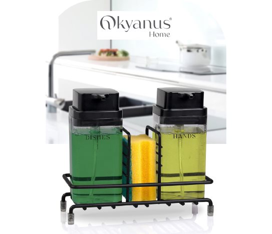 Standlı 2’li Sıvı Sabunluk