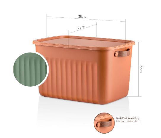 Çok Amaçlı Kapaklı Kutu