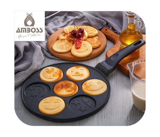 Alüminyum Döküm Şekilli Pankek Tava