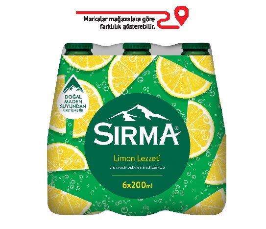 Sırma Limon Aromalı C vitaminli Maden Suyu