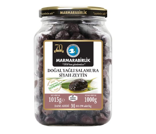 Marmarabirlik Siyah Zeytin 261-290 Adet/kg