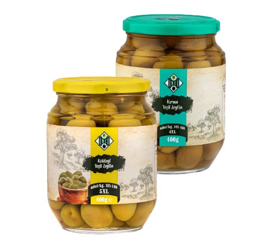 İnci Yeşil Zeytin Çeşitleri Kokteyl/Kırma