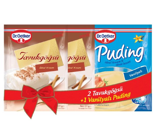 Dr.Oetker 2 li Tavuk Göğsü 242 g +1 Vanilyalı Puding 120 g