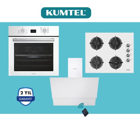 15 PROGRAM BEYAZ CAM ANKASTRE SET