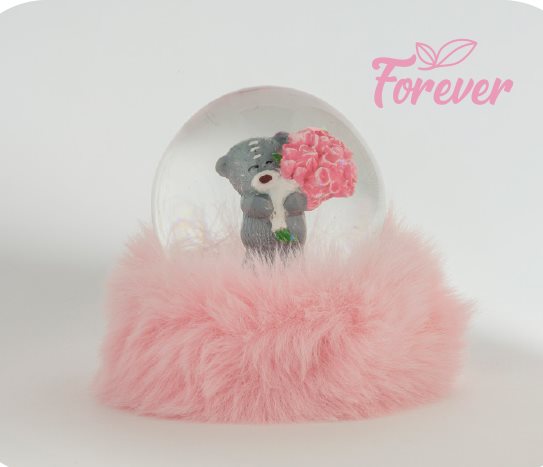 Pelüş Kar Küresi ~6,5 cm